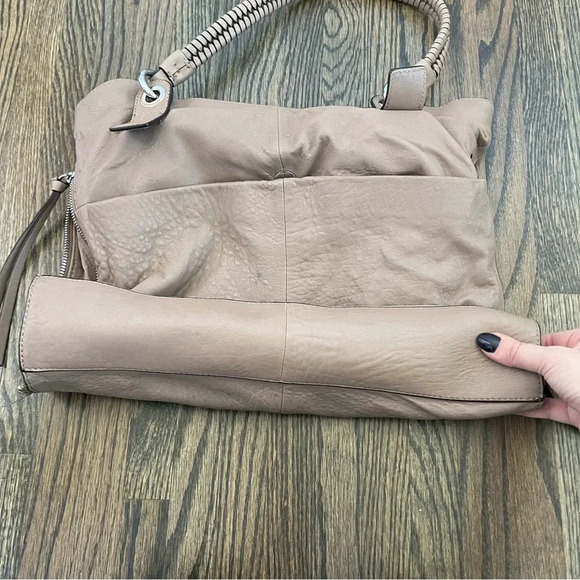 Vince Camuto Myri Convertible Leather Tote Bag in Cashmere color - Picture 9 of 12